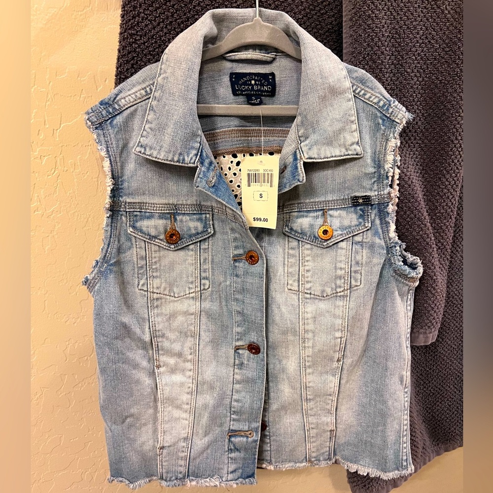 Jean jacket vest